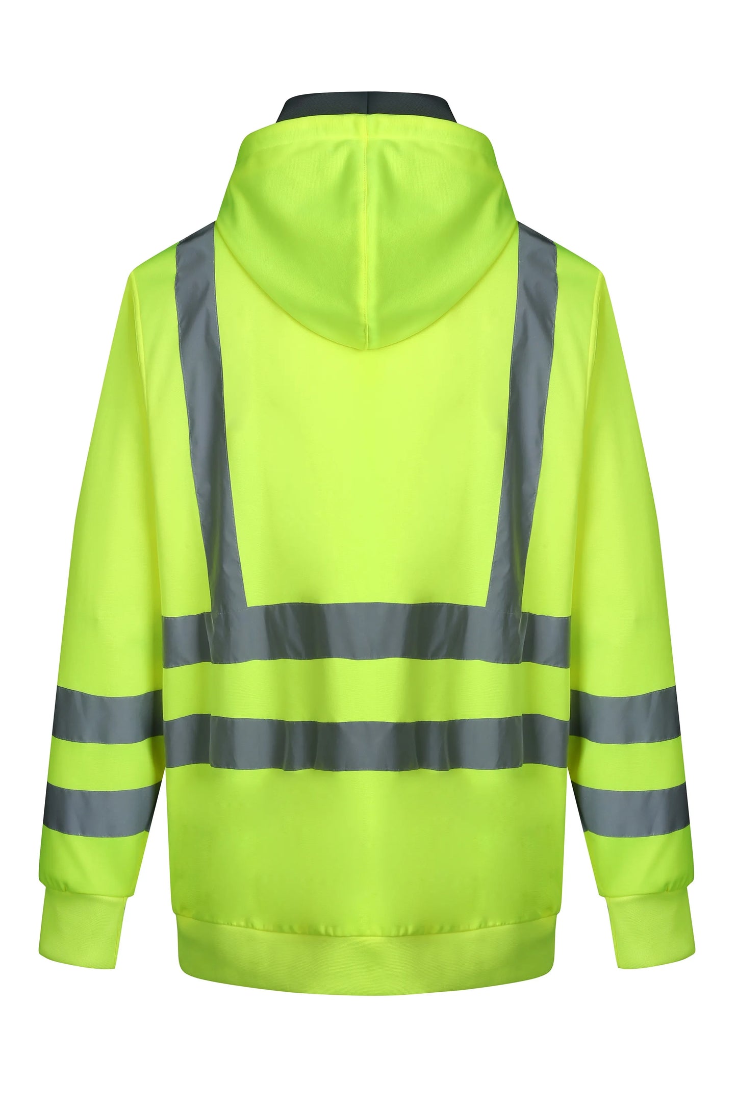 SWEAT À CAPUCHE CHAUD EN POLAIRE AVEC FERMETURE ÉCLAIR PESSO FL03, JAUNE