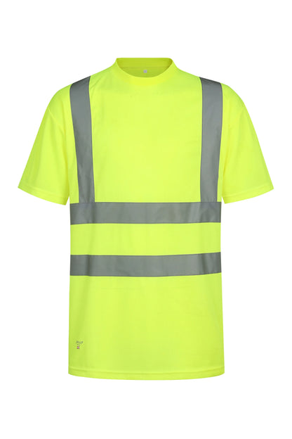 T-SHIRT HAUTE VISIBILITÉ PESSO, JAUNE HVM