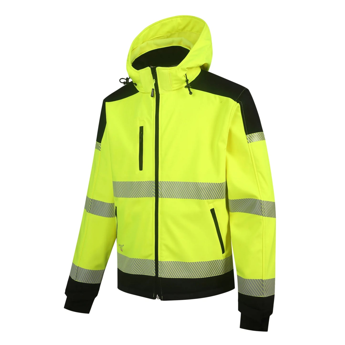 VESTE SOFTSHELL HAUTE VISIBILITÉ EN ISO 20471, JAUNE PALERMO_G