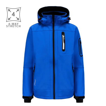 VESTE SOFTSHELL DE TRAVAIL ACROPOLIS PESSO BLEU