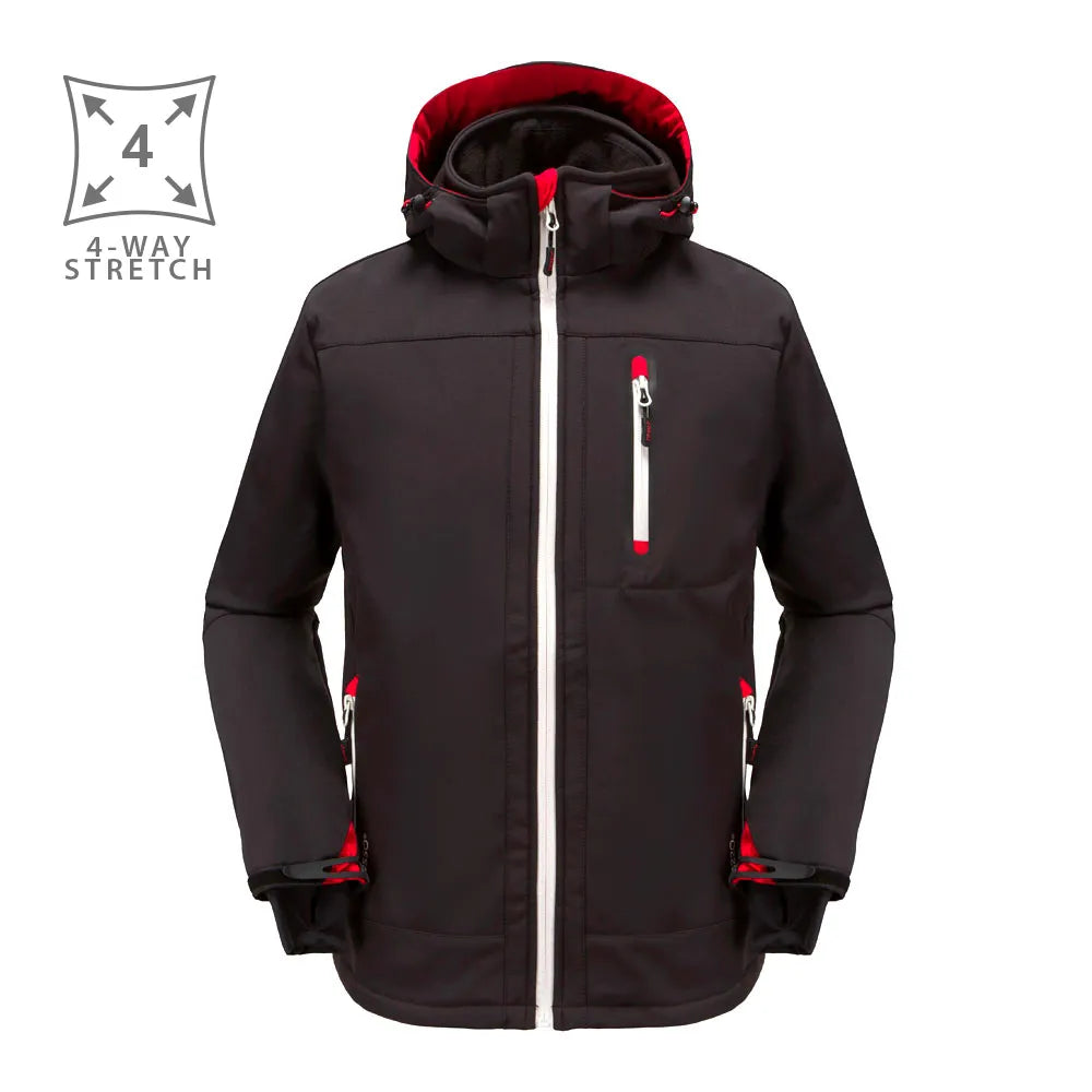 VESTE SOFTSHELL DE TRAVAIL ACROPOLIS PESSO NOIR