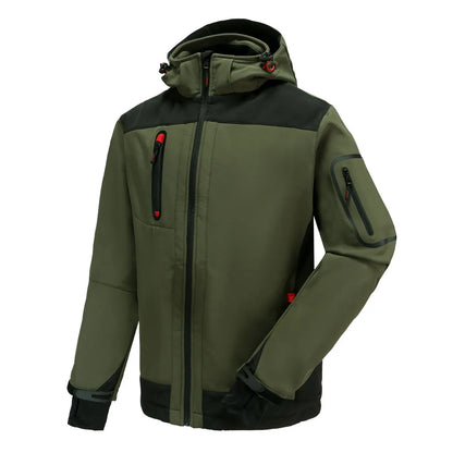 VESTE SOFTSHELL DE TRAVAIL ACROPOLIS PESSO VERT