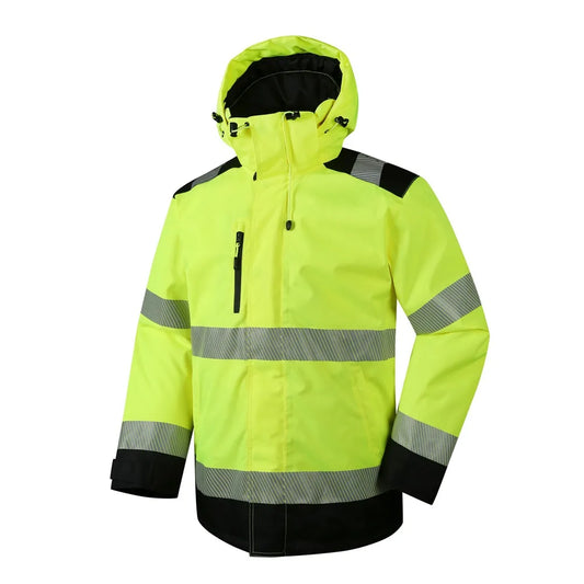 VESTE D'HIVER HAUTE VISIBILITÉ IMPERMEABLE RIPSTOP JAUNE ARIZONA