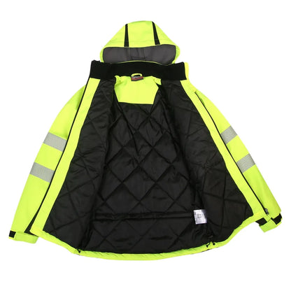 VESTE DE TRAVAIL SOFTSHELL HAUTE VISIBILITÉ MEMBRANE TPU CALGARY