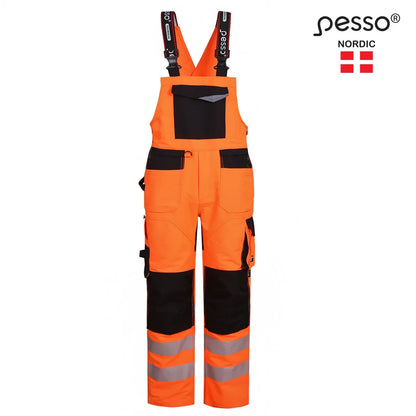 PANTALON DE TRAVAIL HAUTE VISIBILITÉ CORDURA EN20471, ORANGE DP135O