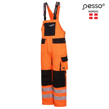 PANTALON DE TRAVAIL HAUTE VISIBILITÉ CORDURA EN20471, ORANGE DP135O