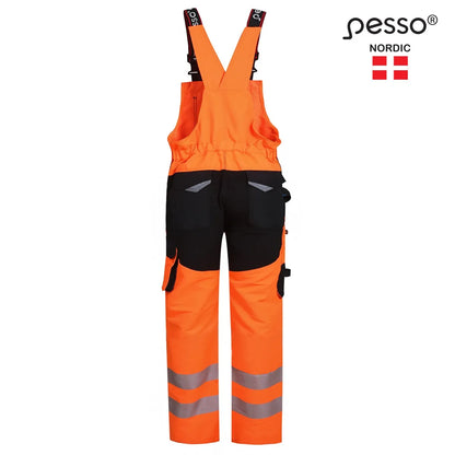 PANTALON DE TRAVAIL HAUTE VISIBILITÉ CORDURA EN20471, ORANGE DP135O