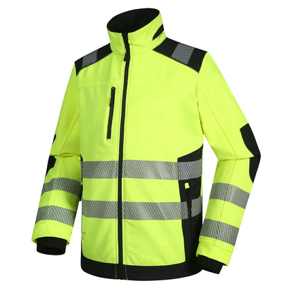 VESTE DE TRAVAIL HAUTE VISIBILITÉ STRETCH EN ISO 20471, JAUNE DS125G