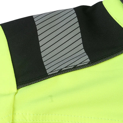 VESTE DE TRAVAIL HAUTE VISIBILITÉ STRETCH EN ISO 20471, JAUNE DS125G