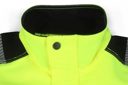 VESTE DE TRAVAIL HAUTE VISIBILITÉ, JAUNE DS135G