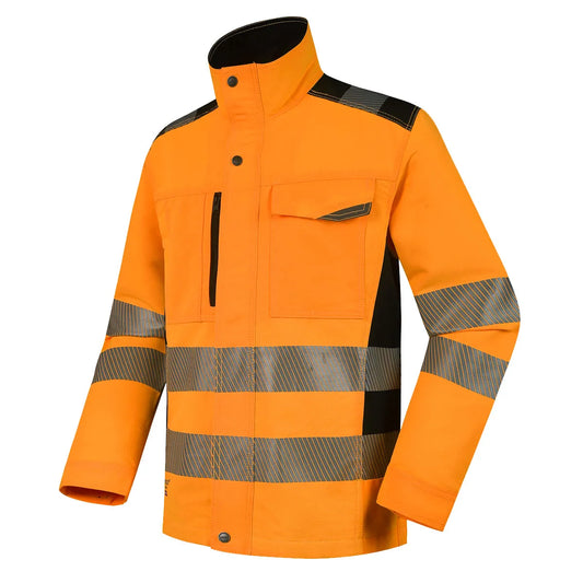 VESTE DE TRAVAIL HAUTE VISIBILITÉ EN ISO 20471 ORANGE DS135OR