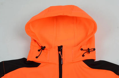 VESTE SOFTSHELL HAUTE VISIBILITÉ MEMBRANE TPU, ORANGE PALERMO