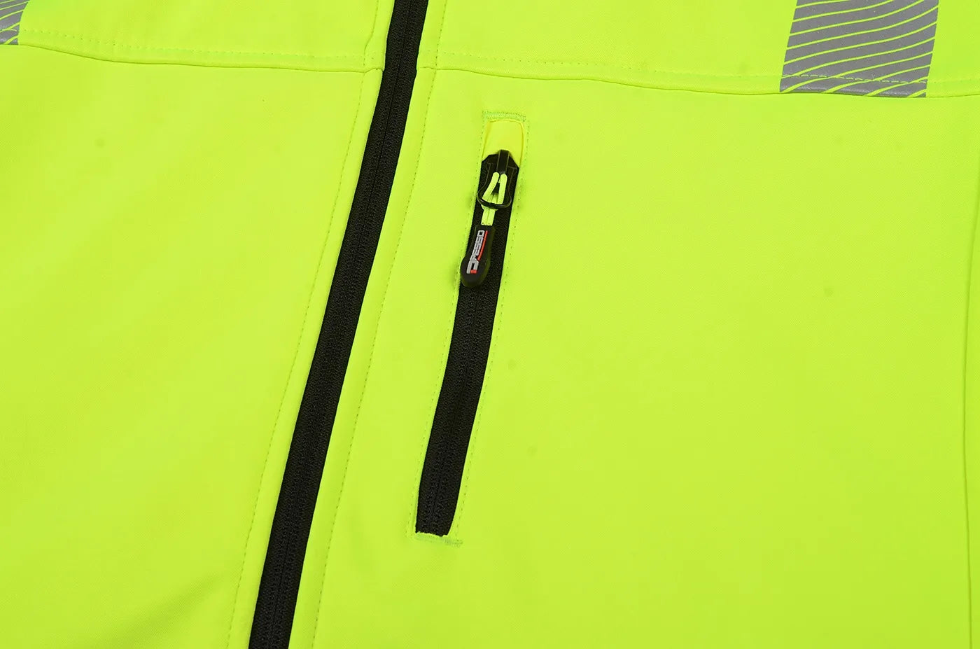 VESTE DE TRAVAIL SOFTSHELL HAUTE VISIBILITÉ MEMBRANE TPU CALGARY