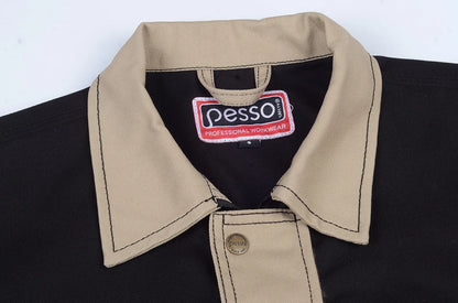 VESTE DE TRAVAIL PESSO DSBZ, SERGÉ CVC, BEIGE