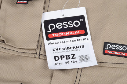 PANTALON DE TRAVAIL SERGÉ CVC BEIGE DPBZ