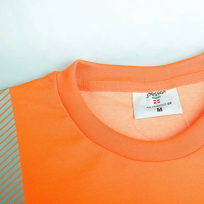 T-SHIRT HAUTE VISIBILITÉ PESSO, ORANGE HVMCOT