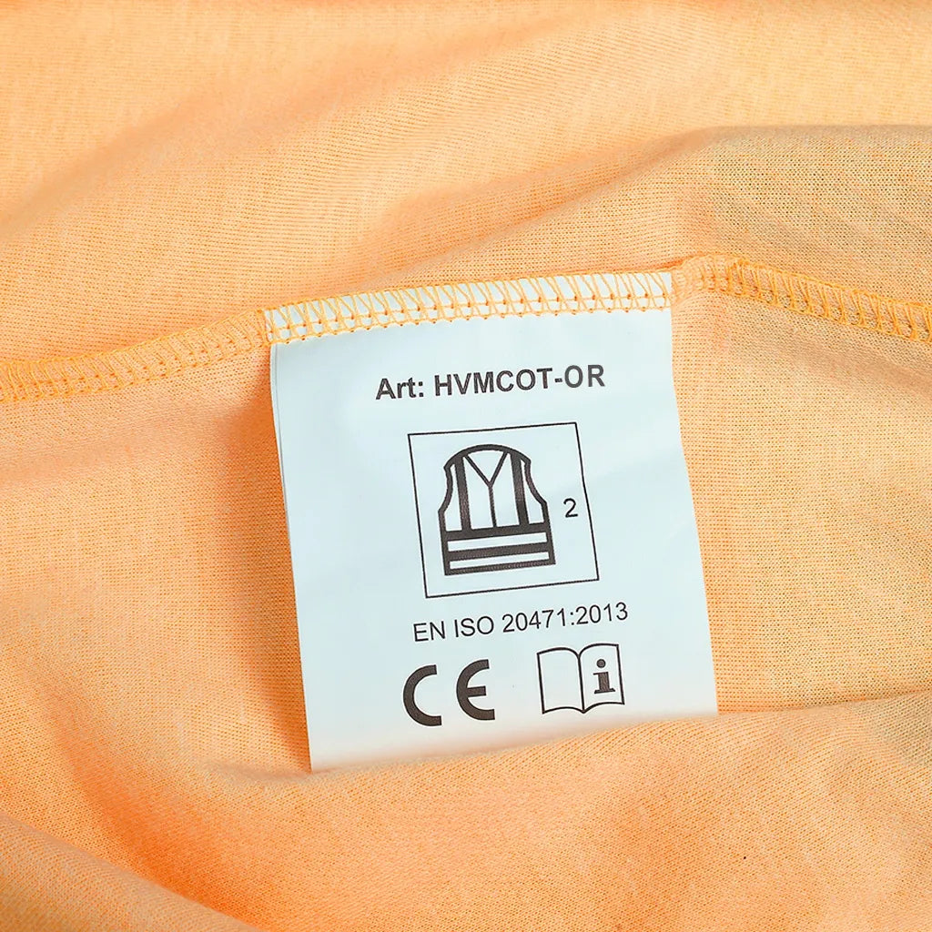 T-SHIRT HAUTE VISIBILITÉ PESSO, ORANGE HVMCOT