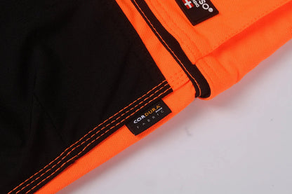 PANTALON DE TRAVAIL HAUTE VISIBILITÉ CORDURA EN20471, ORANGE DP135O