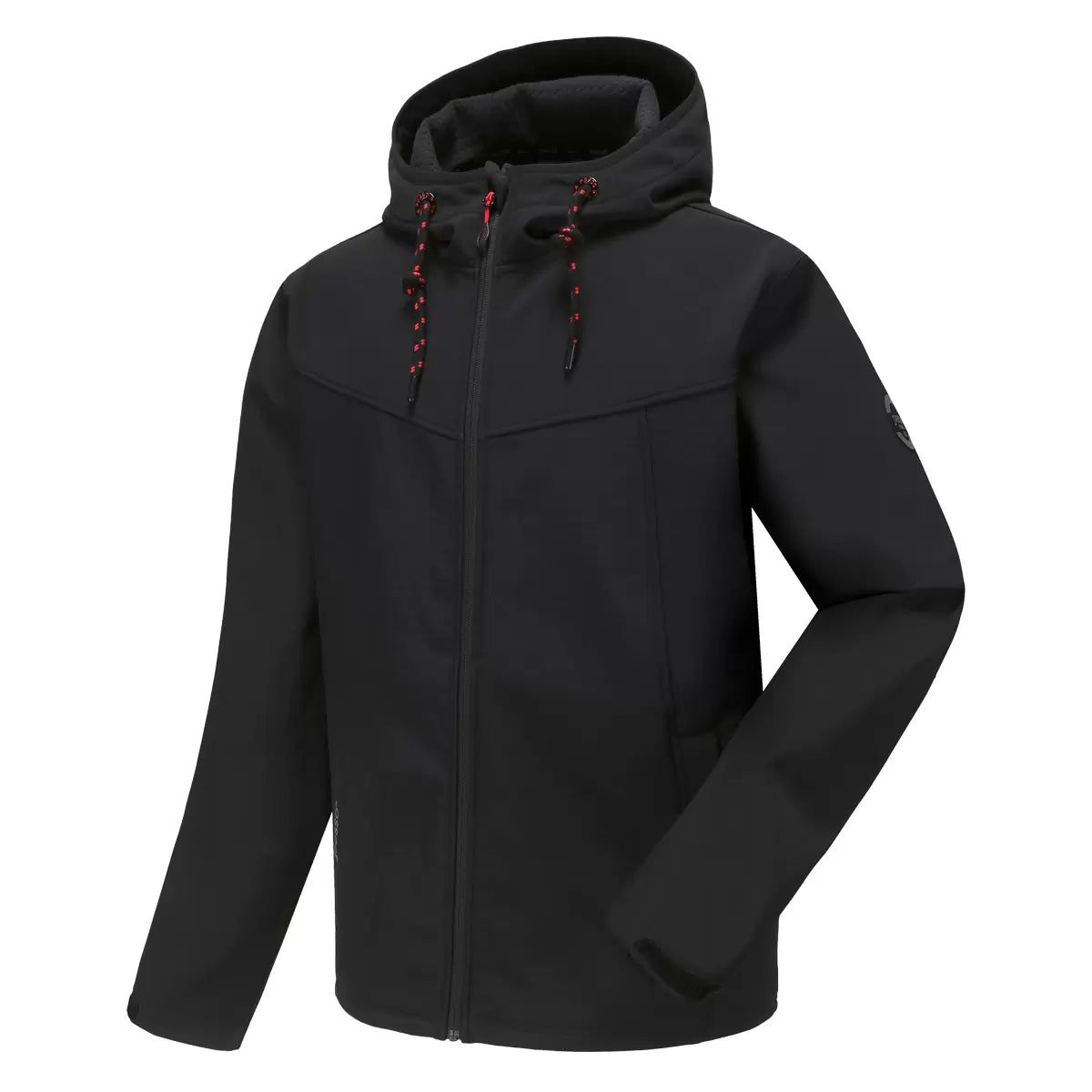 VESTE SOFTSHELL RIPSTOP NOIR LEO