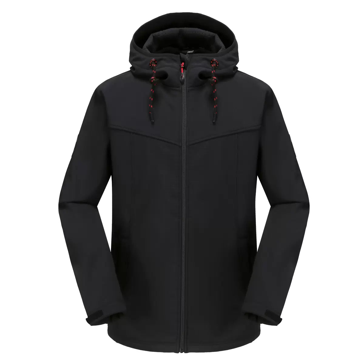 VESTE SOFTSHELL RIPSTOP NOIR LEO