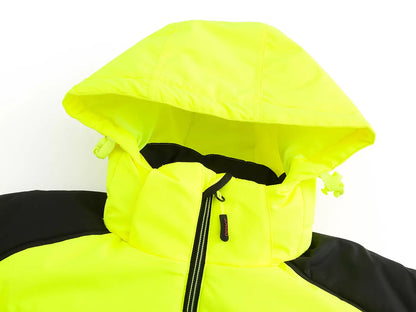 VESTE D'HIVER HAUTE-VISIBILITÉ RIPSTOP JAUNE LYRA