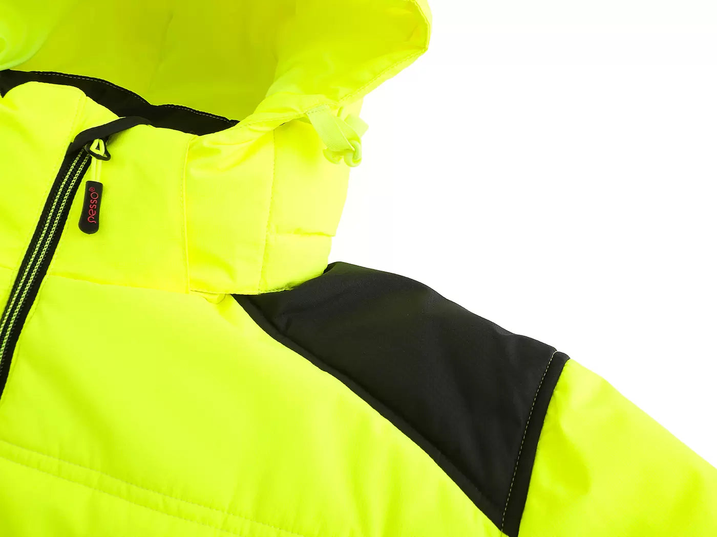 VESTE D'HIVER HAUTE-VISIBILITÉ RIPSTOP JAUNE LYRA