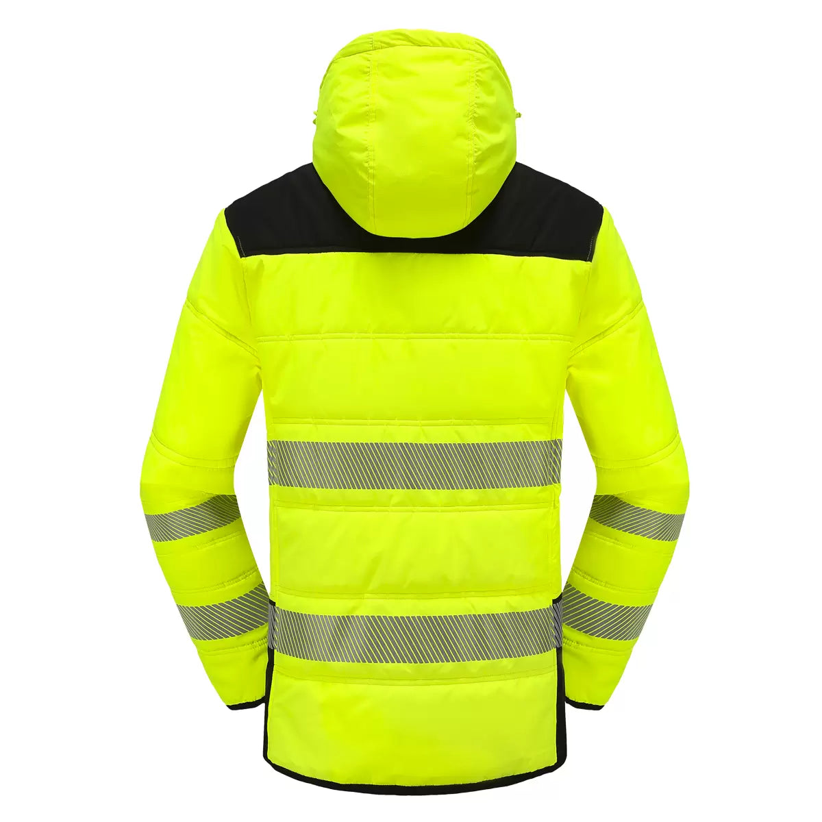 VESTE D'HIVER HAUTE-VISIBILITÉ RIPSTOP JAUNE LYRA