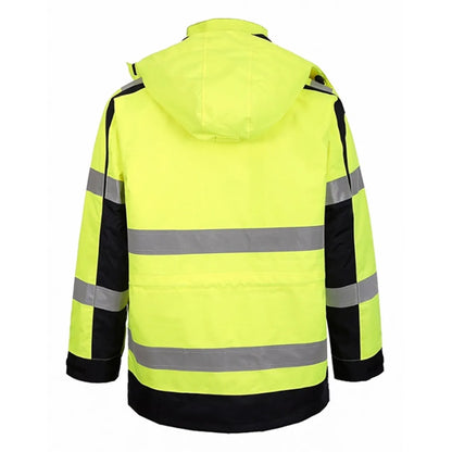 VESTE DE TRAVAIL IMPERMÉABLE PESSO HAUTE VISIBILITÉ JAUNE MONTREAL