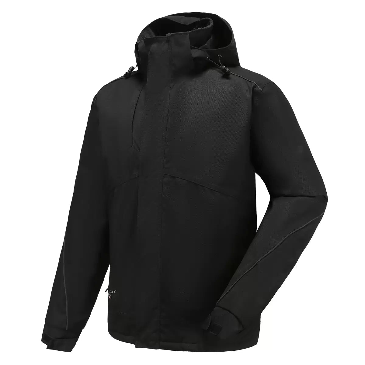 VESTE D'HIVER IMPERMÉABLE MEMBRANE TPU NOIR PEGASUS