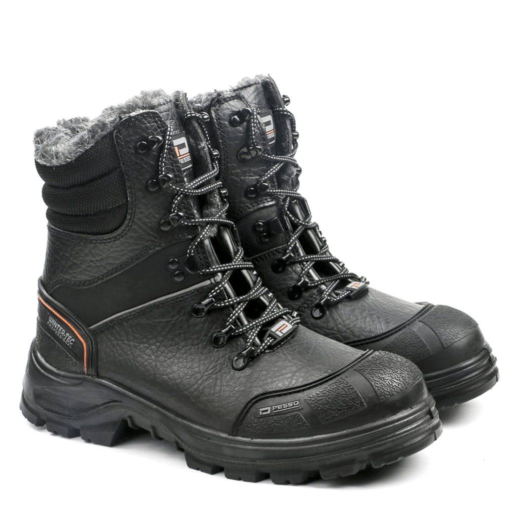 BOTTES DE SÉCURITÉ HIVER EN CUIR DOUBLEES LAINE S3 SRC POLARIS