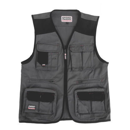 GILET DE TRAVAIL MULTI-POCHES PESSO