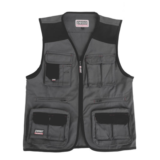 GILET DE TRAVAIL MULTI-POCHES PESSO