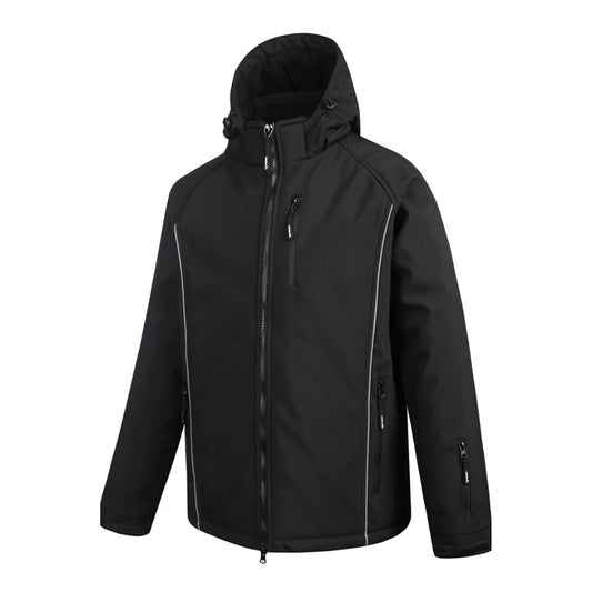 VESTE DE TRAVAIL SOFTSHELL HIVER NOIR OTAVA