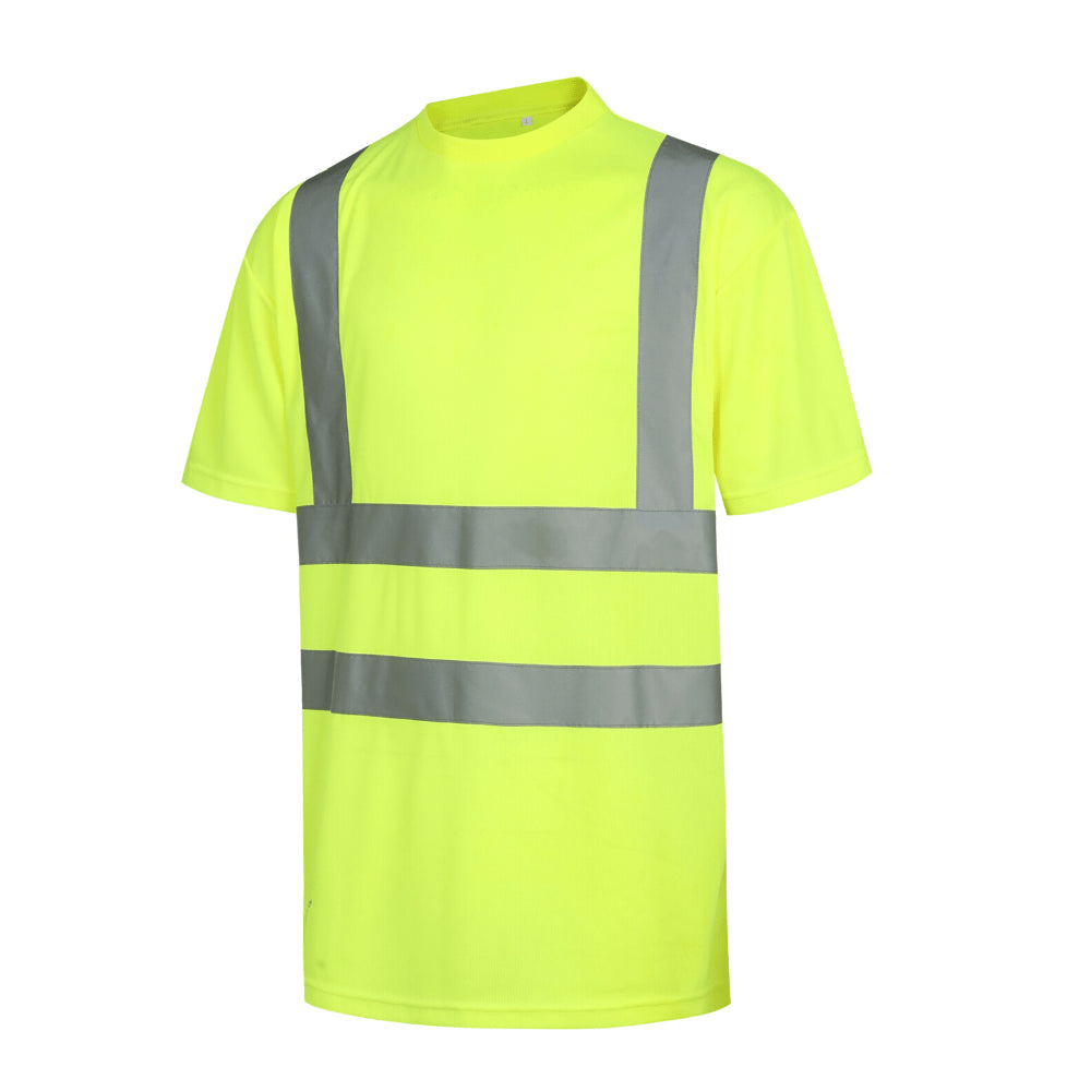 T-SHIRT HAUTE VISIBILITÉ PESSO, JAUNE HVM