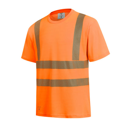 T-SHIRT HAUTE VISIBILITÉ PESSO, ORANGE HVMCOT