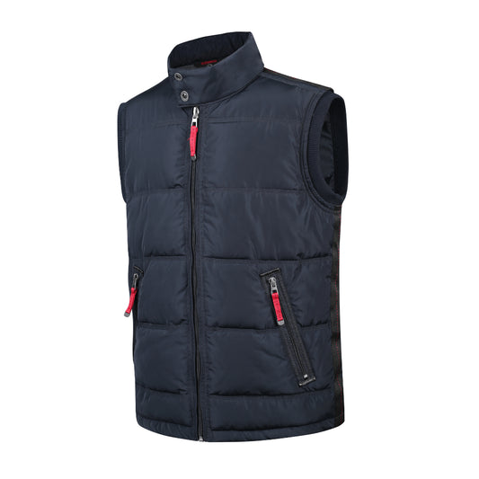 GILET DE TRAVAIL MATELASSÉ CHAUD PESSO TORONTO, NAVY