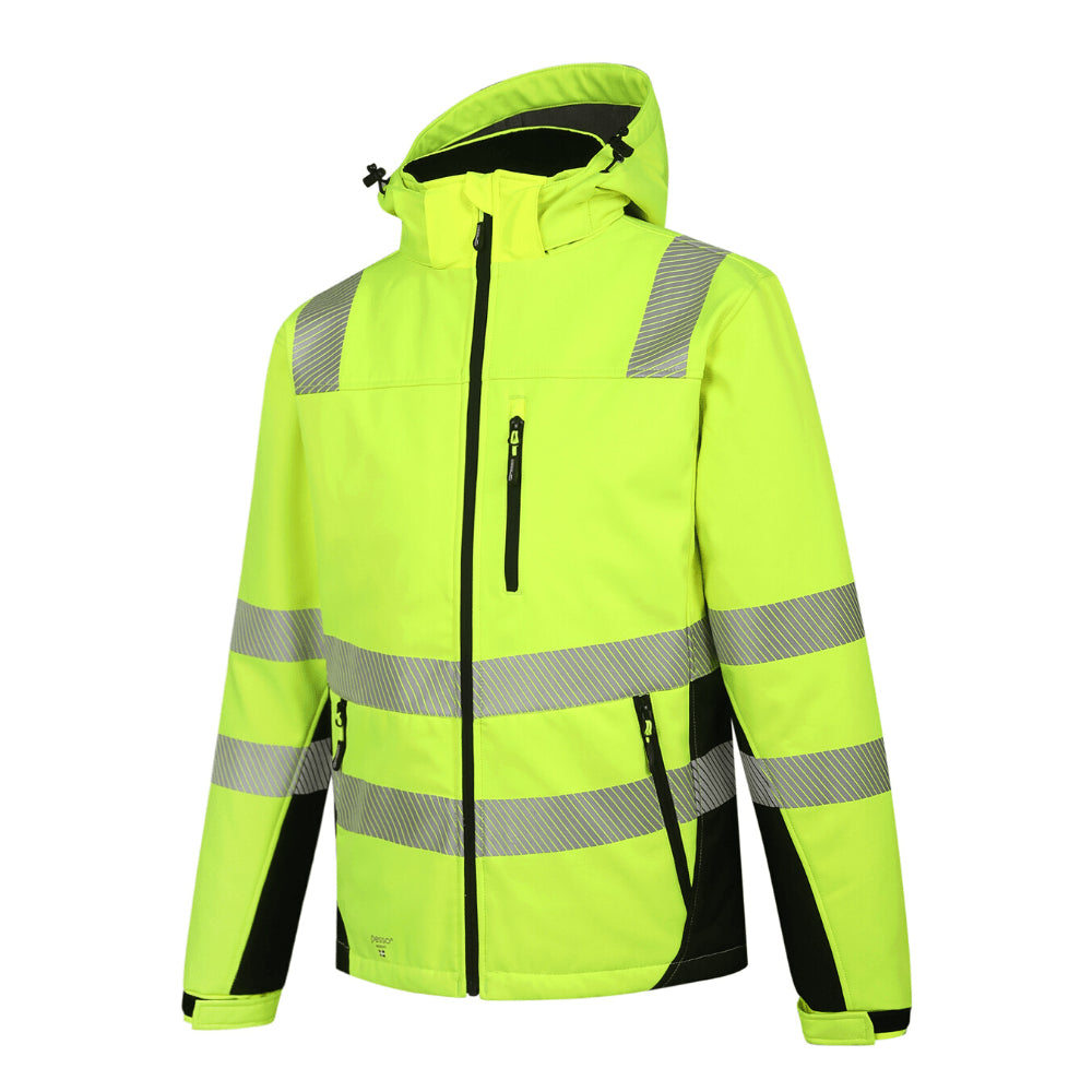 VESTE DE TRAVAIL SOFTSHELL HAUTE VISIBILITÉ MEMBRANE TPU CALGARY