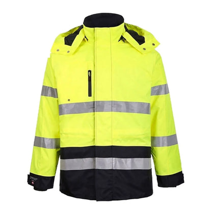 VESTE DE TRAVAIL IMPERMÉABLE PESSO HAUTE VISIBILITÉ JAUNE MONTREAL