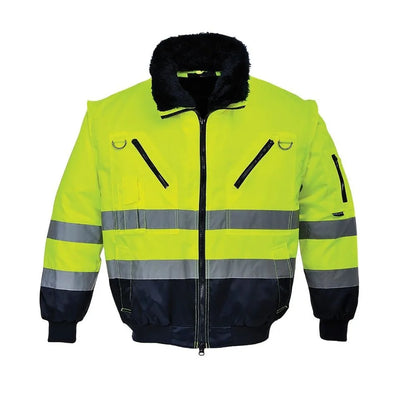 BLOUSON HIVER HAUTE VISIBILITÉ EN 20471 SNVGMP