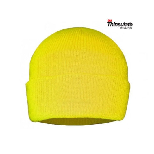 BONNET HAUTE VISIBILITE HIVER THINSULATE 3M JAUNE KPT