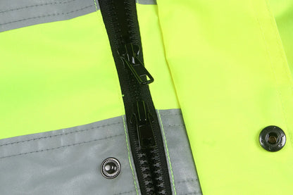 VESTE IMPERMEABLE HAUTE VISIBILITÉ JAUNE DENVER