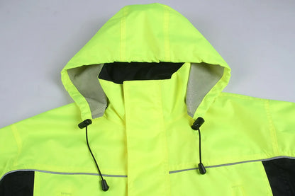 VESTE IMPERMEABLE HAUTE VISIBILITÉ JAUNE DENVER