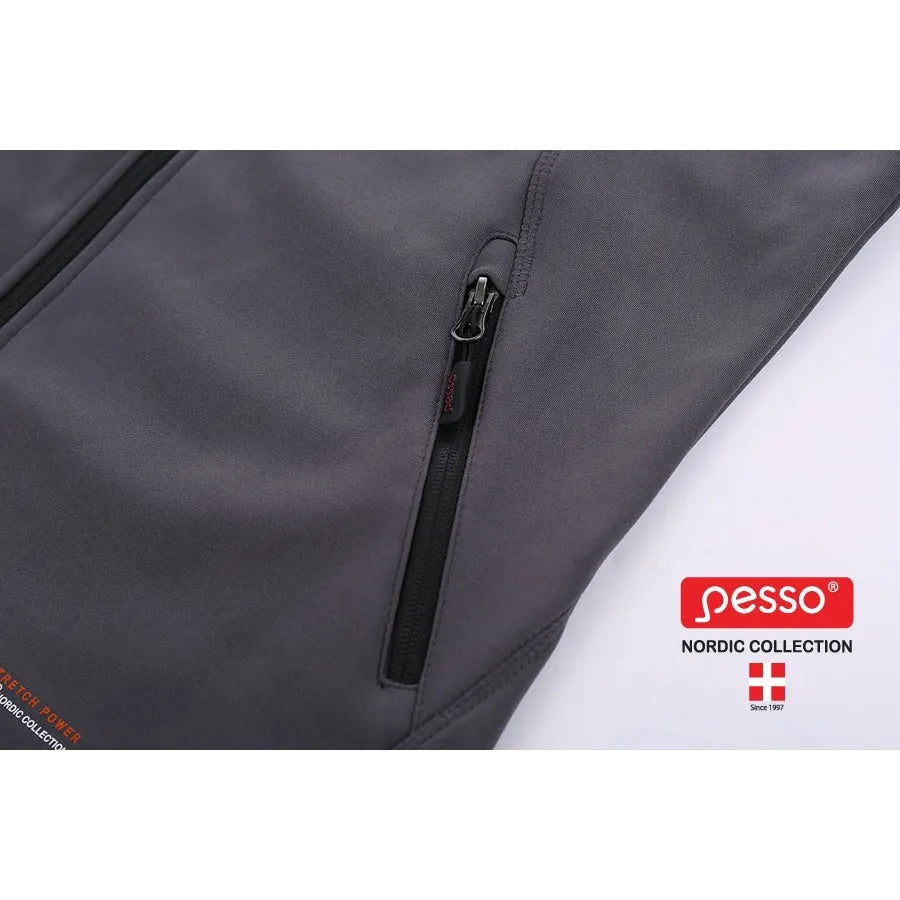 VESTE POLAIRE ZIPPÉE STRETCH 4-WAY PESSO 725, GRIS